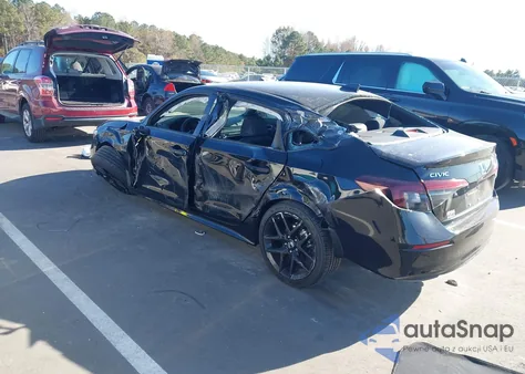 2025 Honda Civic Sport from USA, damaged, VIN 2HGFE2F52SH521182